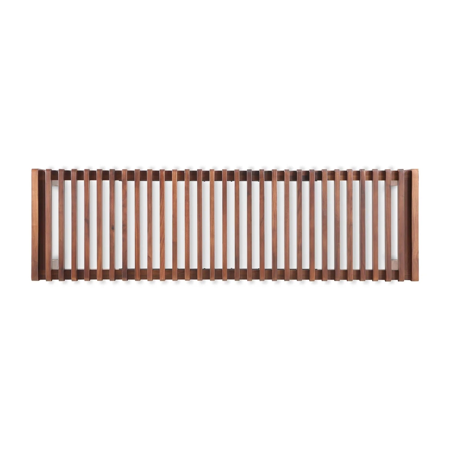 Luxury Solid Wood Slatted Bench European Style for Villa