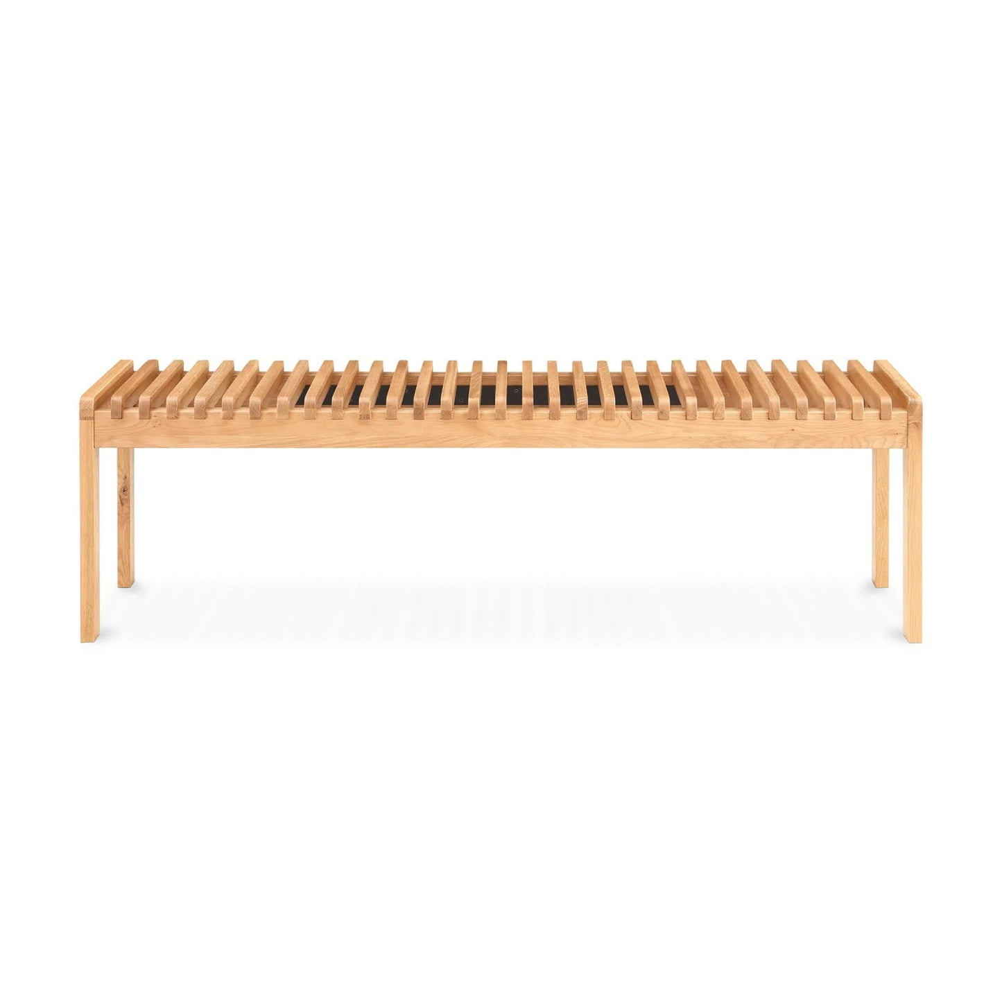 Luxury Solid Wood Slatted Bench European Style for Villa