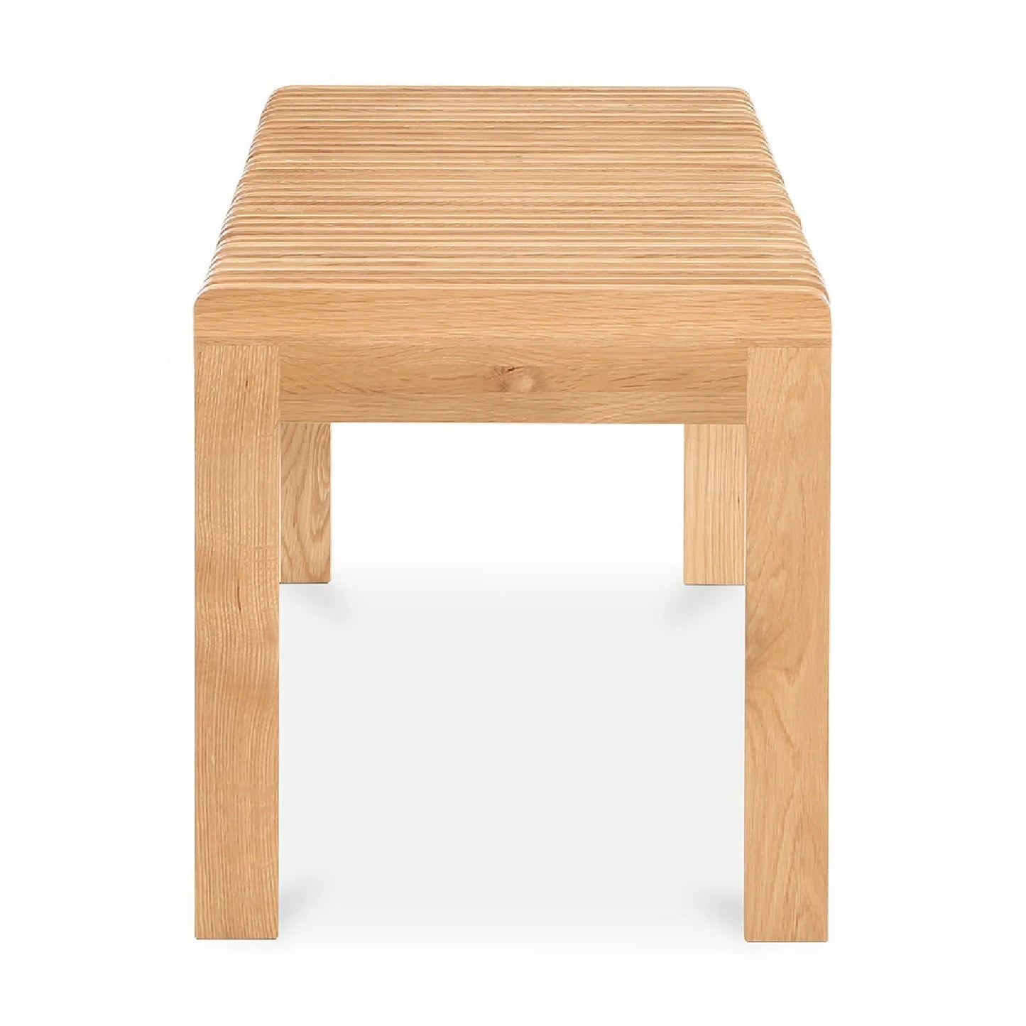 Luxury Solid Wood Slatted Bench European Style for Villa