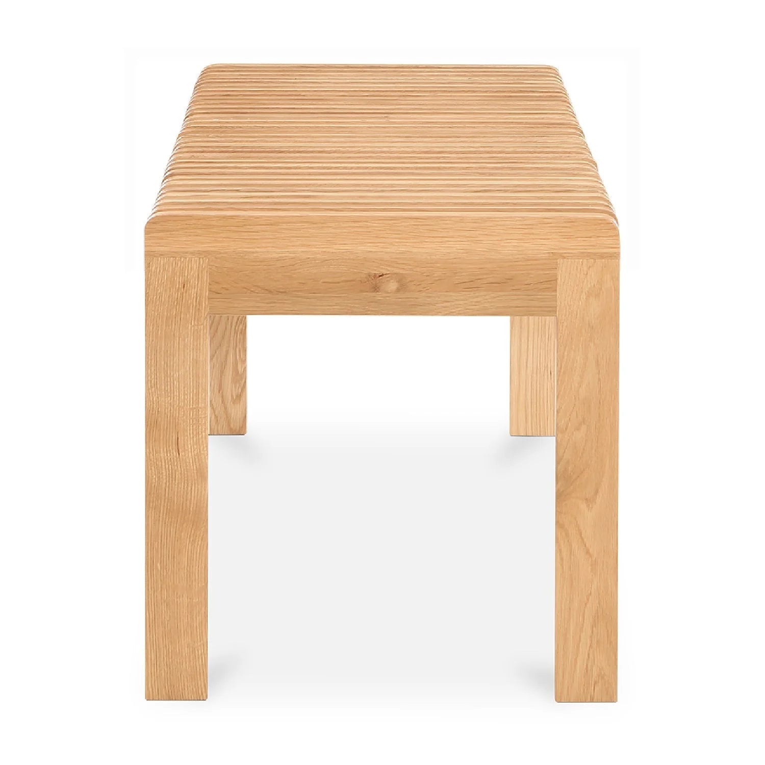 Luxury Solid Wood Slatted Bench European Style for Villa