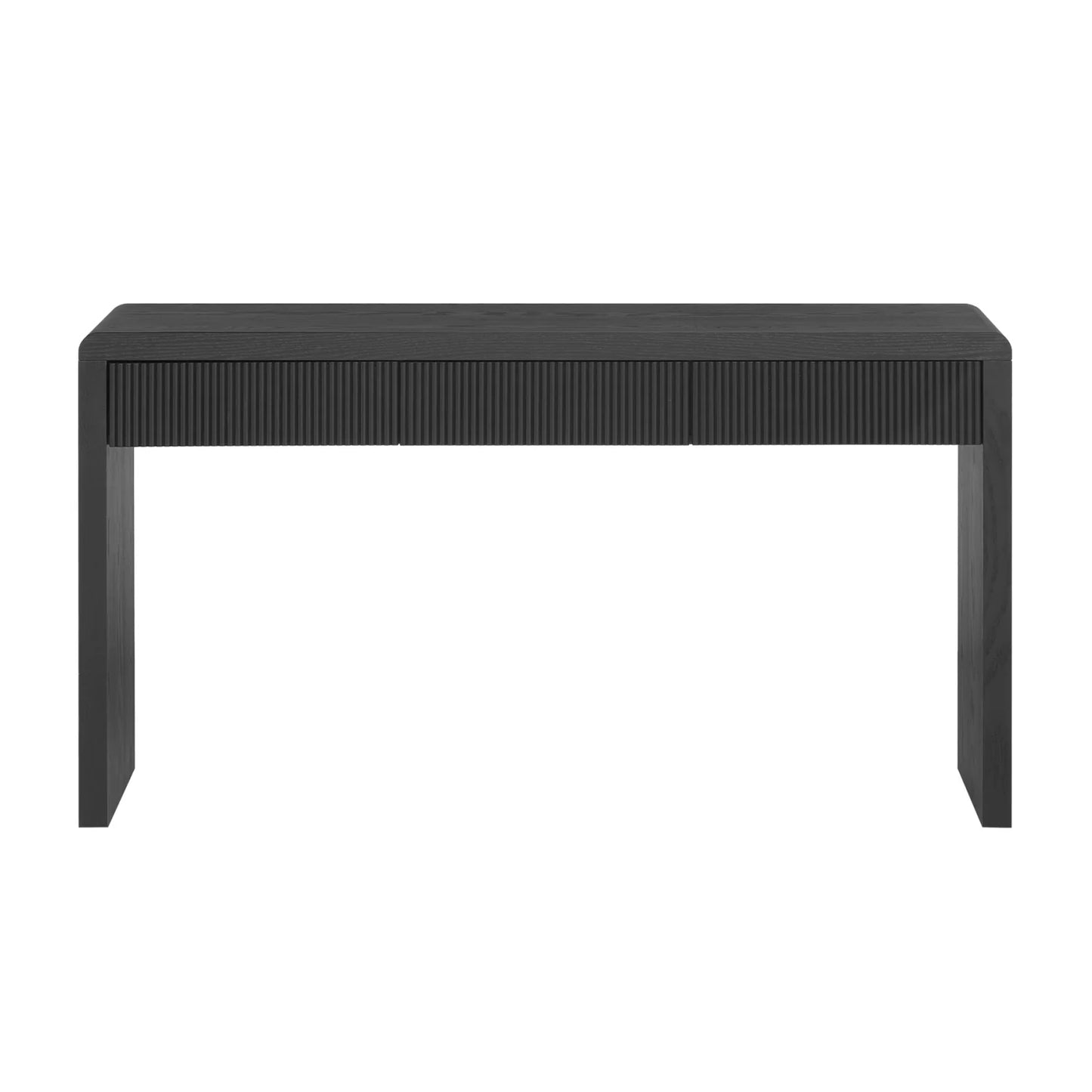 Luxury Solid Wood Veneer Console Table Modern Italian Style for Villa