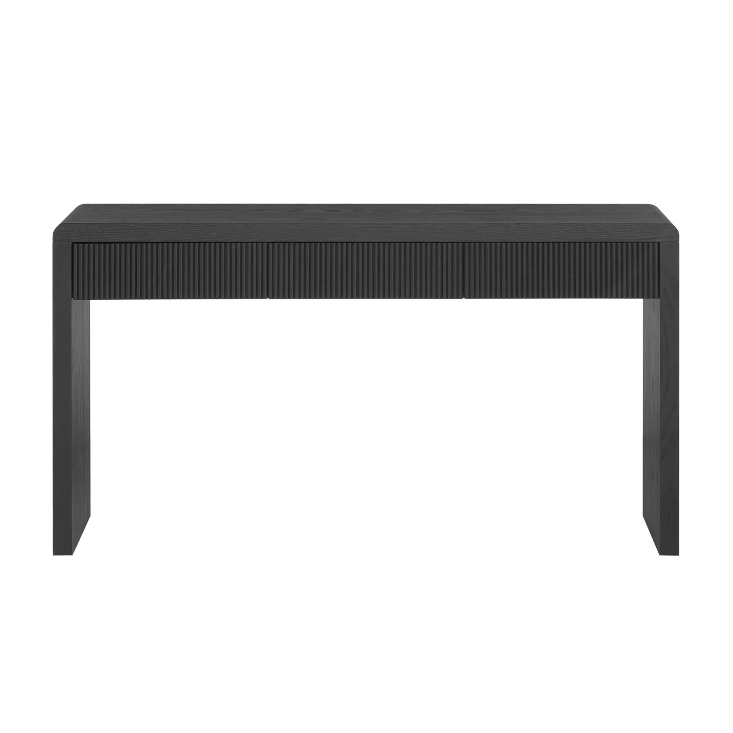 Luxury Solid Wood Veneer Console Table Modern Italian Style for Villa