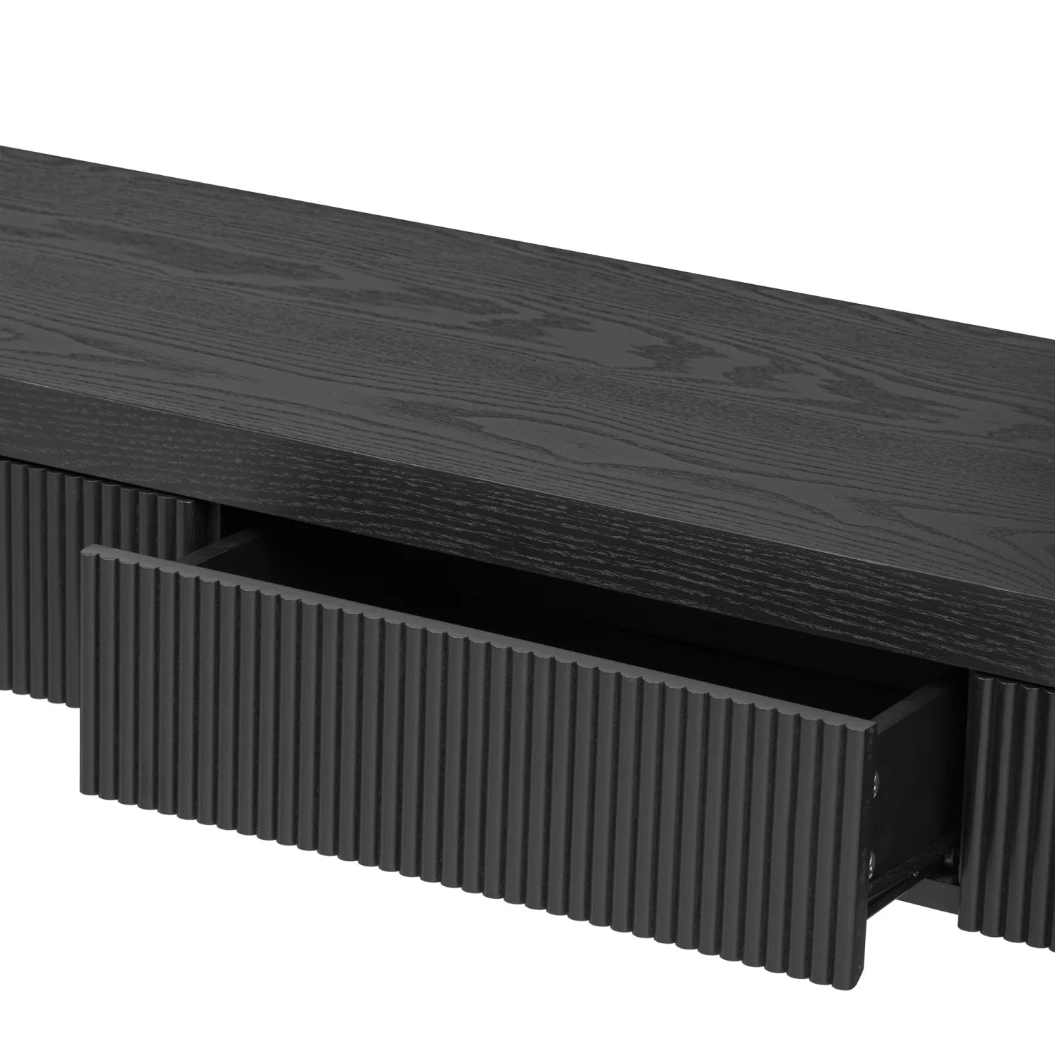 Luxury Solid Wood Veneer Console Table Modern Italian Style for Villa