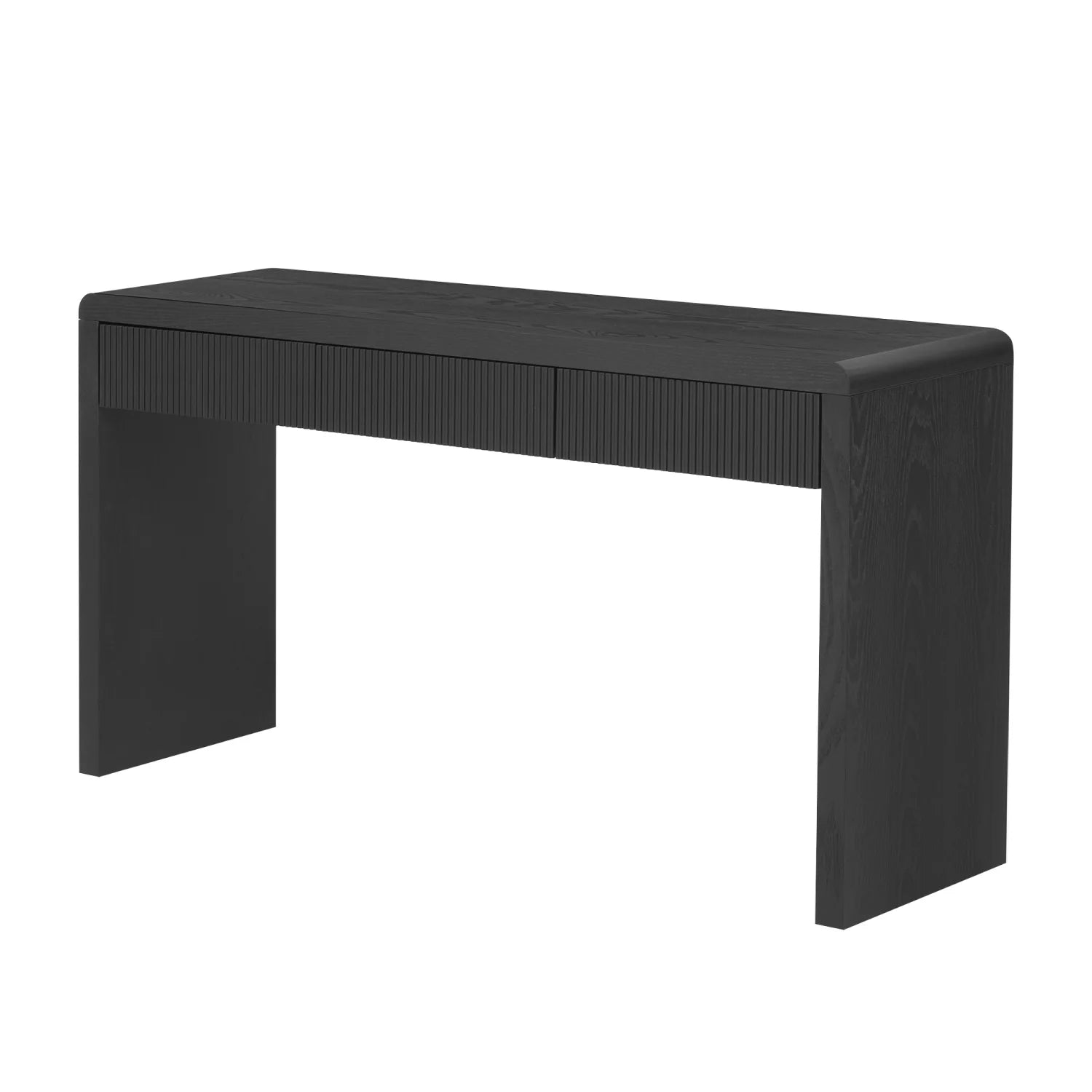 Luxury Solid Wood Veneer Console Table Modern Italian Style for Villa