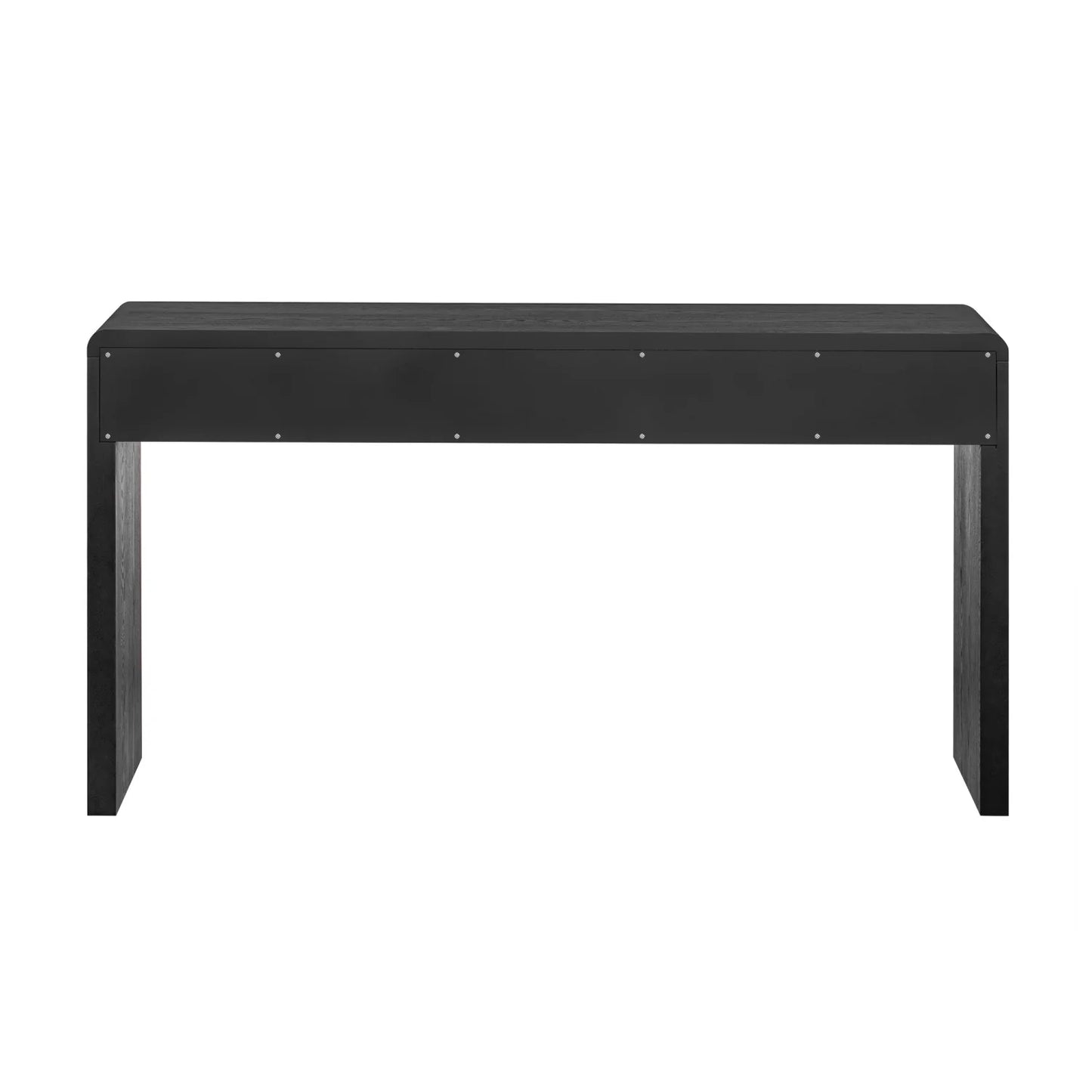 Luxury Solid Wood Veneer Console Table Modern Italian Style for Villa