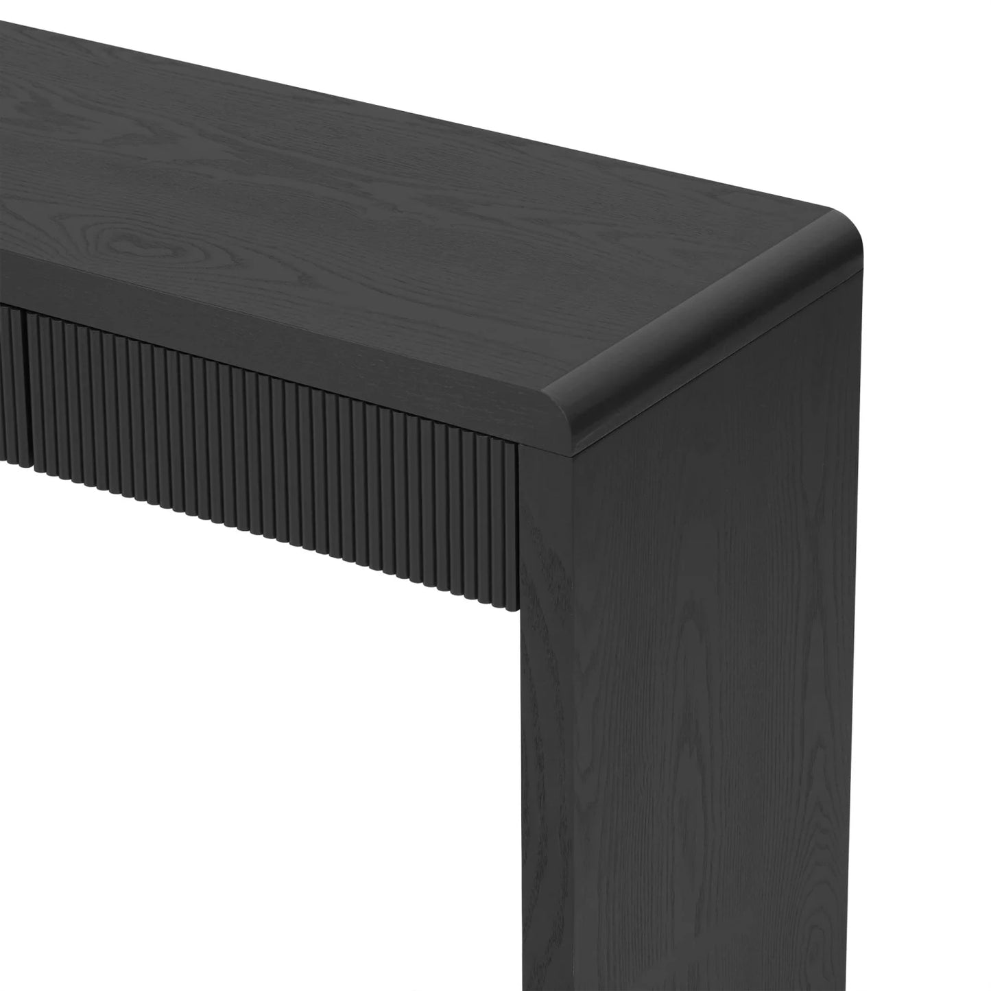 Luxury Solid Wood Veneer Console Table Modern Italian Style for Villa