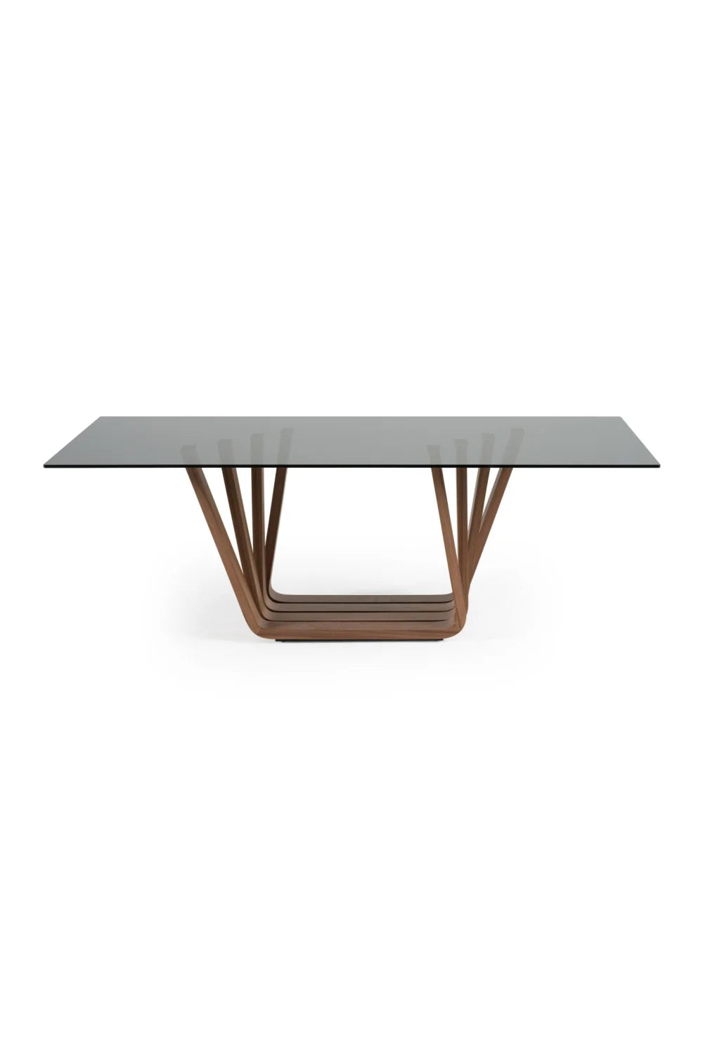 Luxury Solvang Glass Dining Table Modern Italian Style for Villa