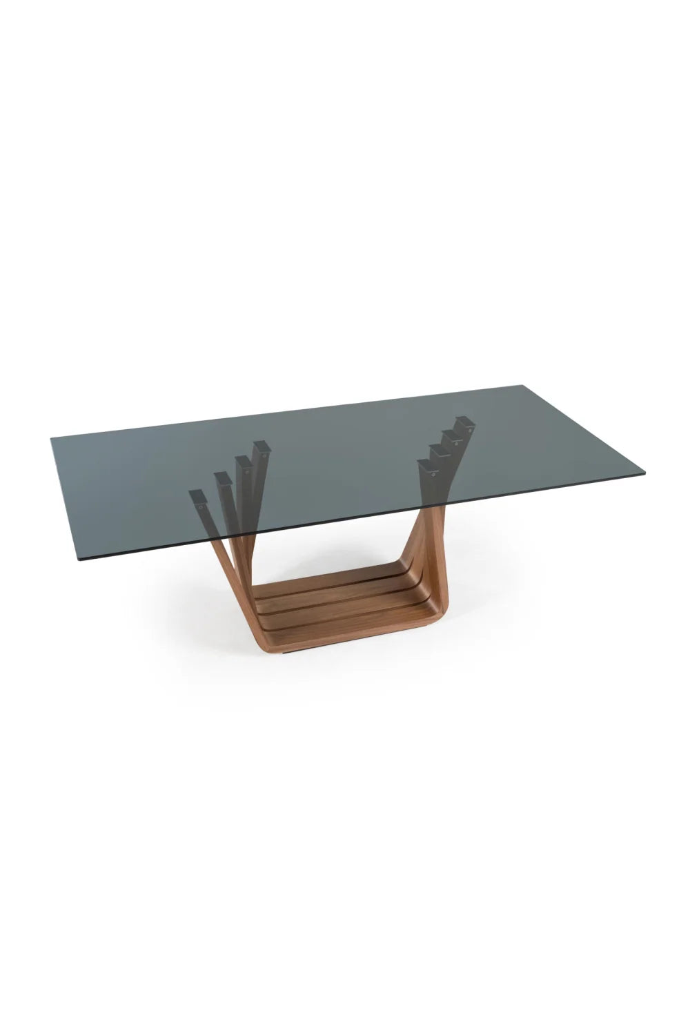 Luxury Solvang Glass Dining Table Modern Italian Style for Villa