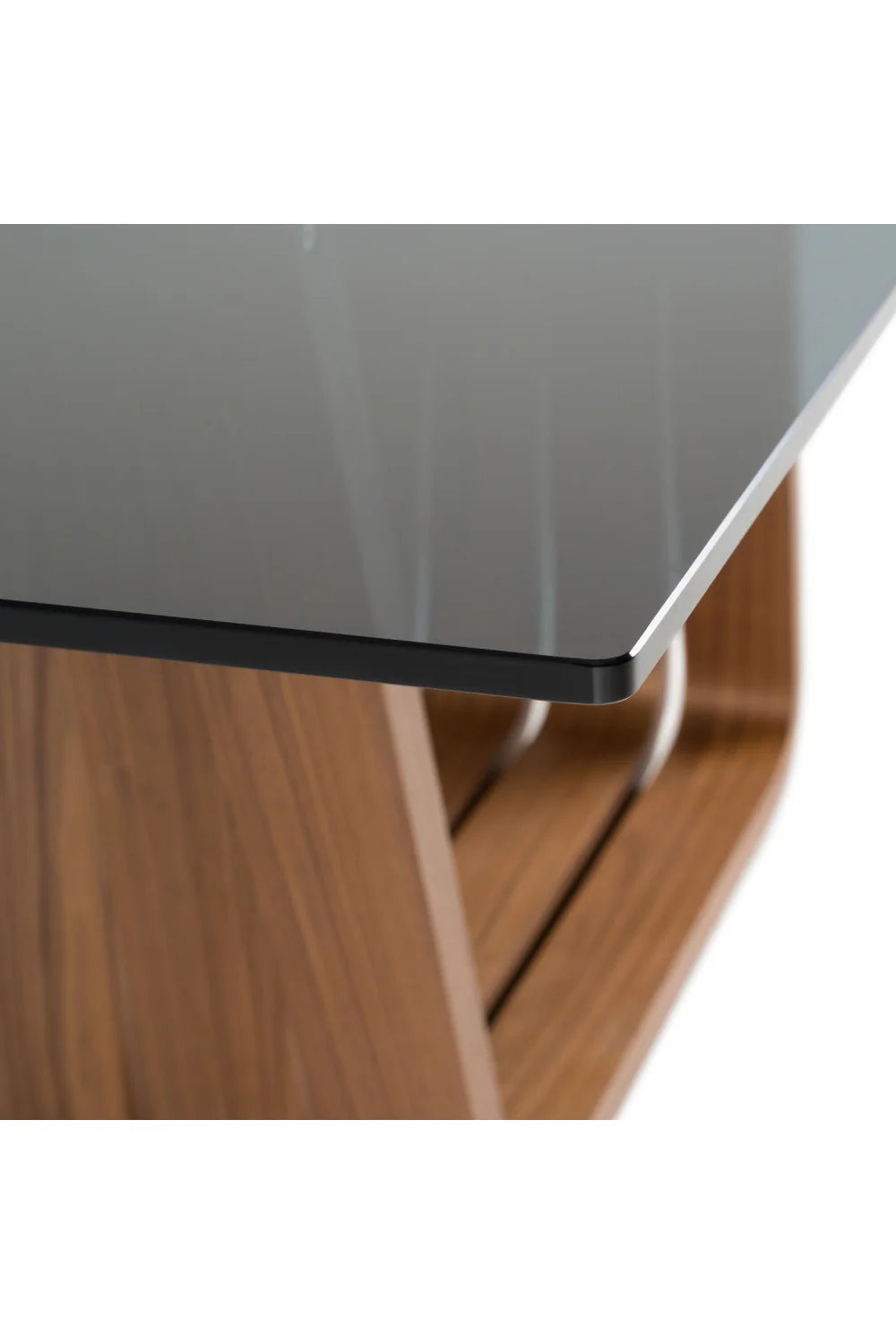 Luxury Solvang Glass Dining Table Modern Italian Style for Villa