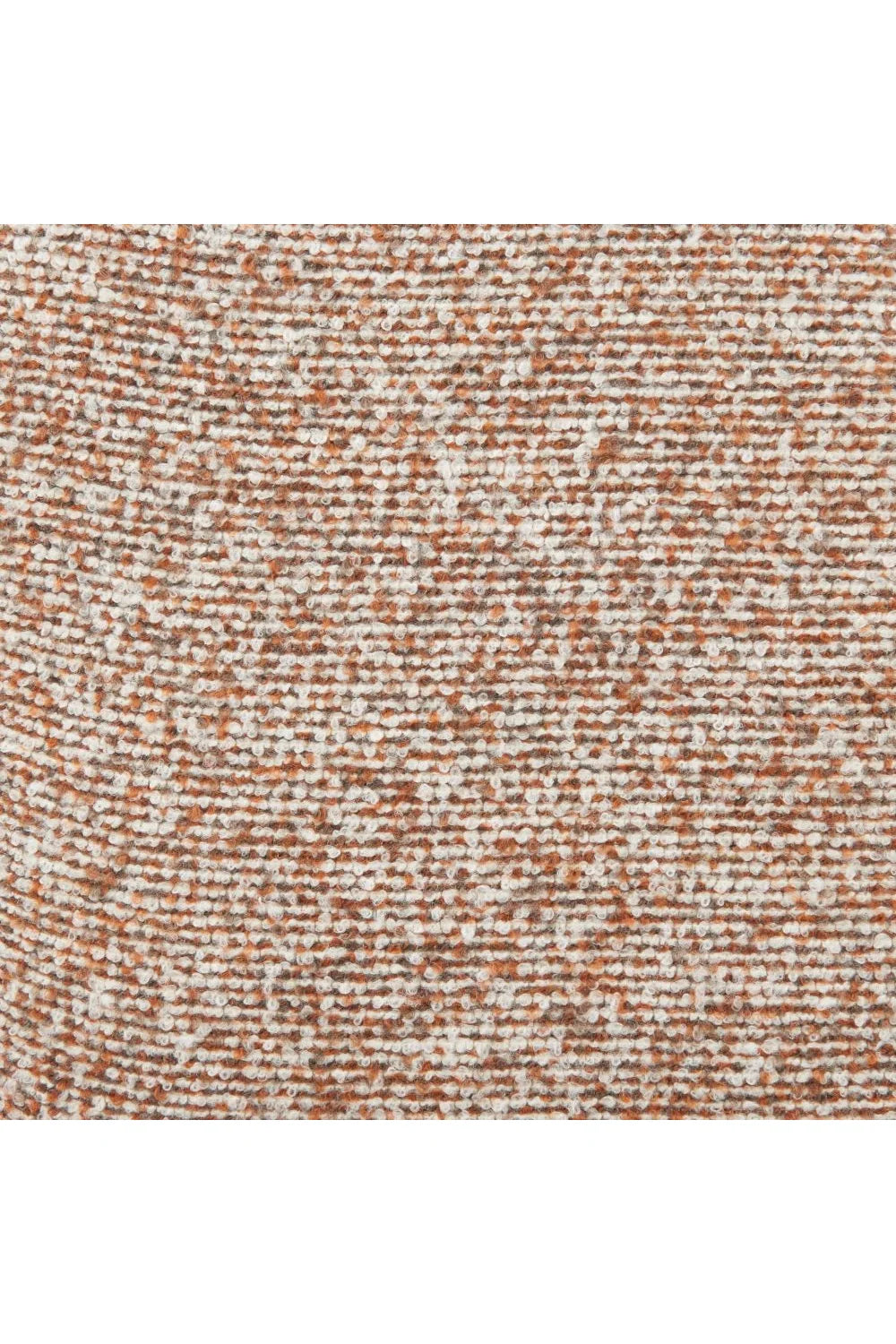 Luxury Speckled Brown Shearling Swivel Chair Modern Italian Style for Villa