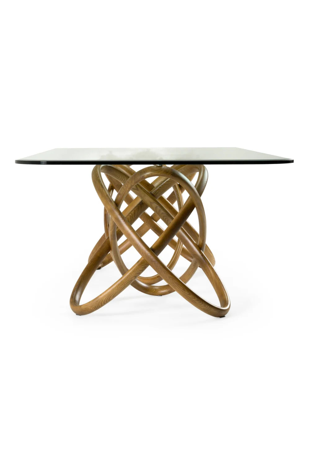 Luxury Spherical Base Rectangular Dining Table Modern Italian Style for Villa