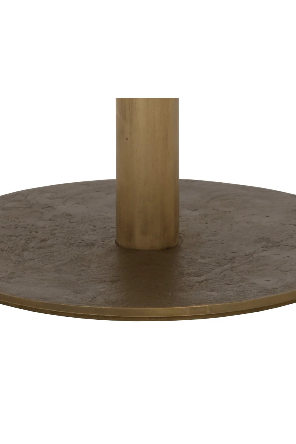 Luxury Square Antique Brass Bistro Table Modern Italian Style for Villa