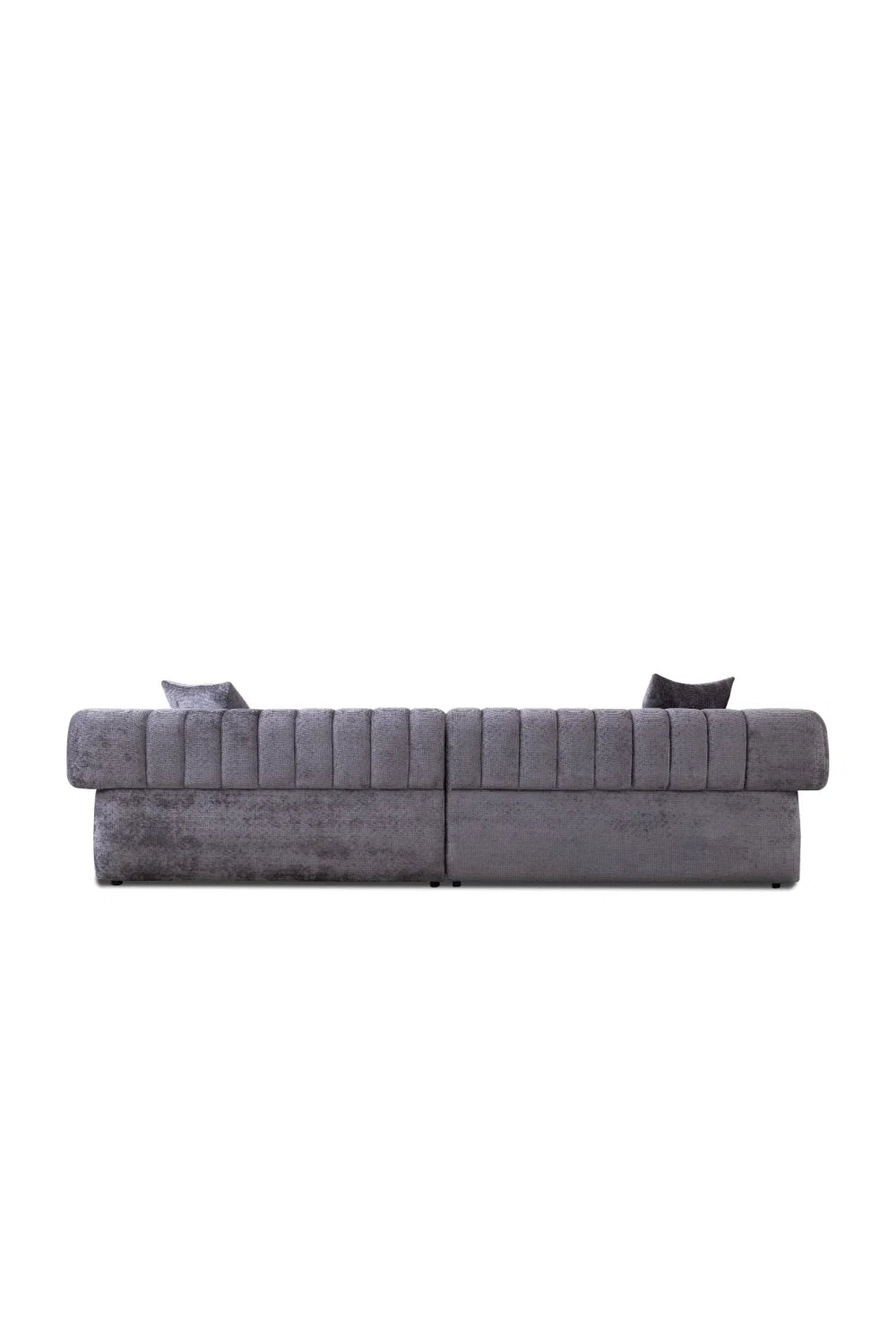 Luxury Square-Armed 2-Piece Sofa Modern Italian Style for Villa