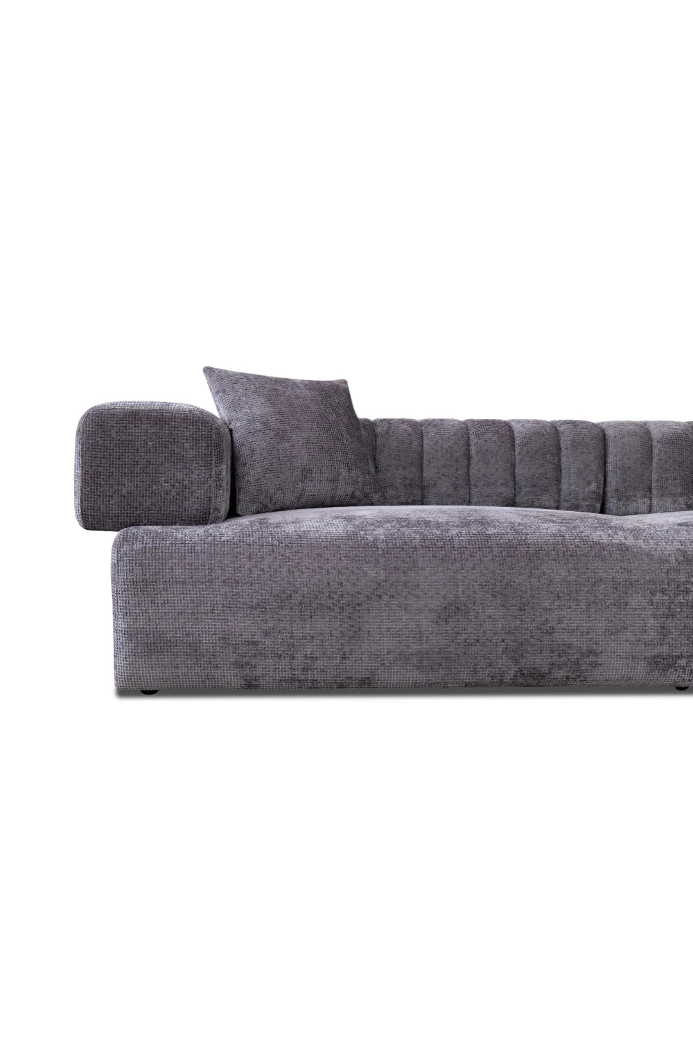 Luxury Square-Armed 2-Piece Sofa Modern Italian Style for Villa