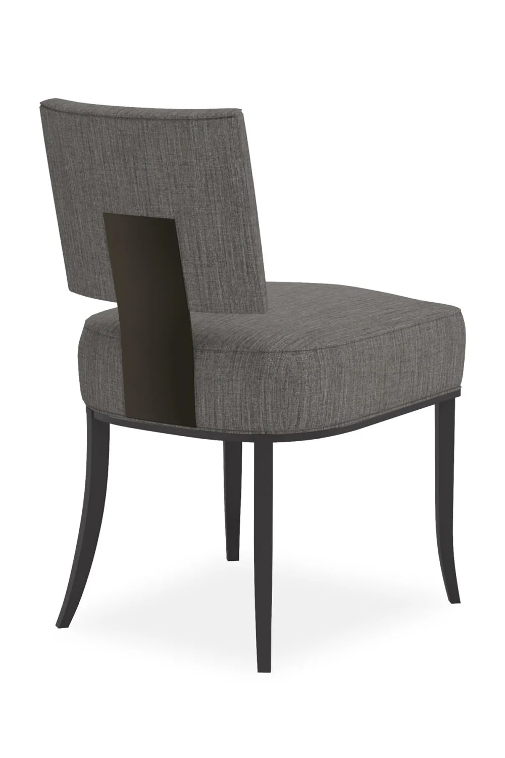 Luxury Square Back Fabric Modern Dining Chair European Style for Villa