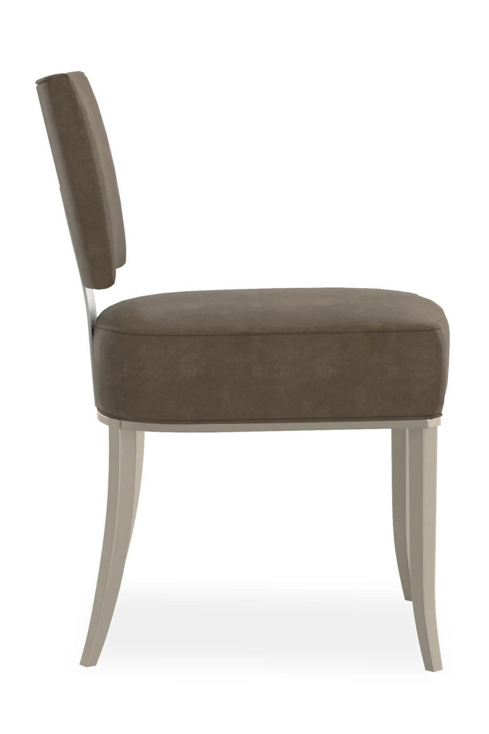 Luxury Square Back Fabric Modern Dining Chair European Style for Villa