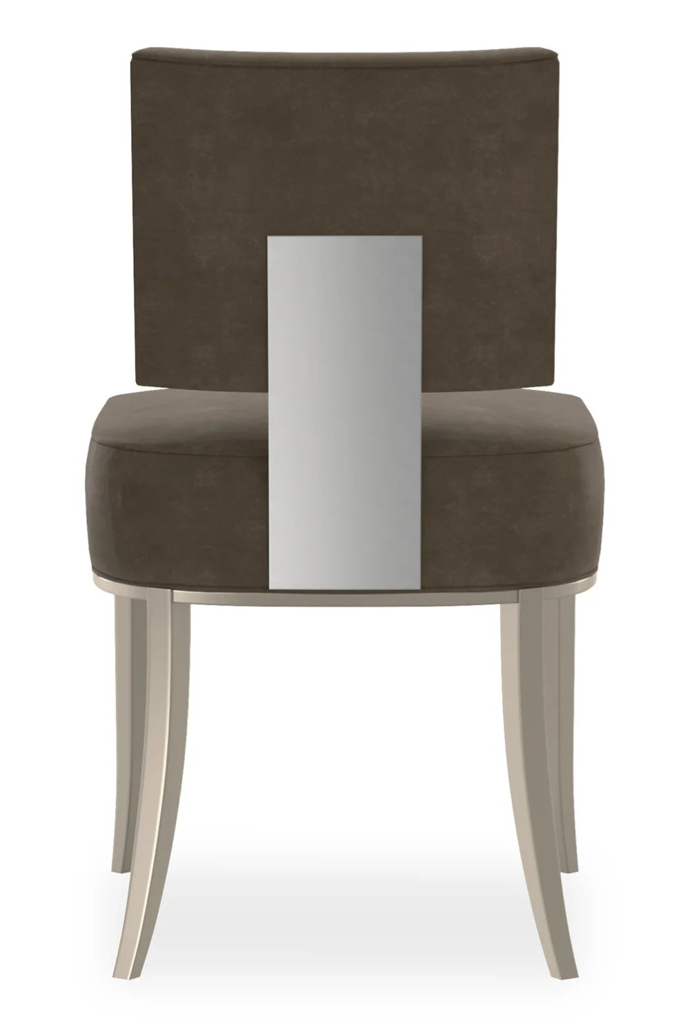 Luxury Square Back Fabric Modern Dining Chair European Style for Villa