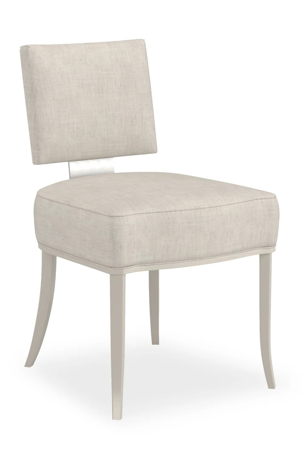 Luxury Square Back Fabric Modern Dining Chair European Style for Villa