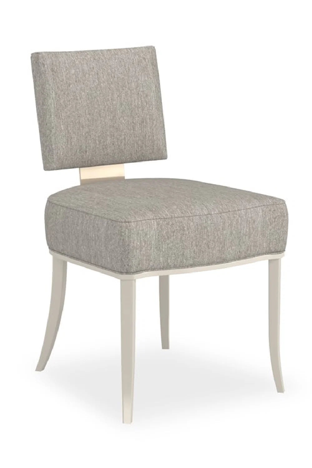 Luxury Square Back Fabric Modern Dining Chair European Style for Villa