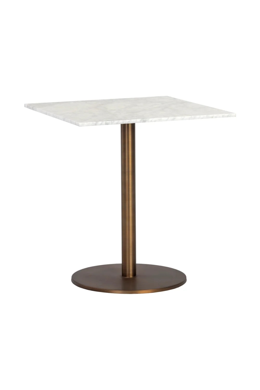 Luxury Square Marble Bistro Table Modern Italian Style for Villa
