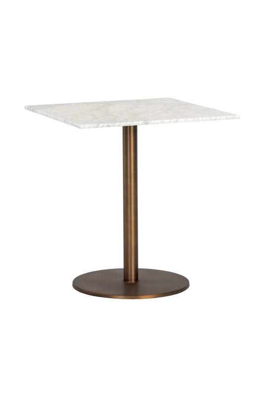 Luxury Square Marble Bistro Table Modern Italian Style for Villa