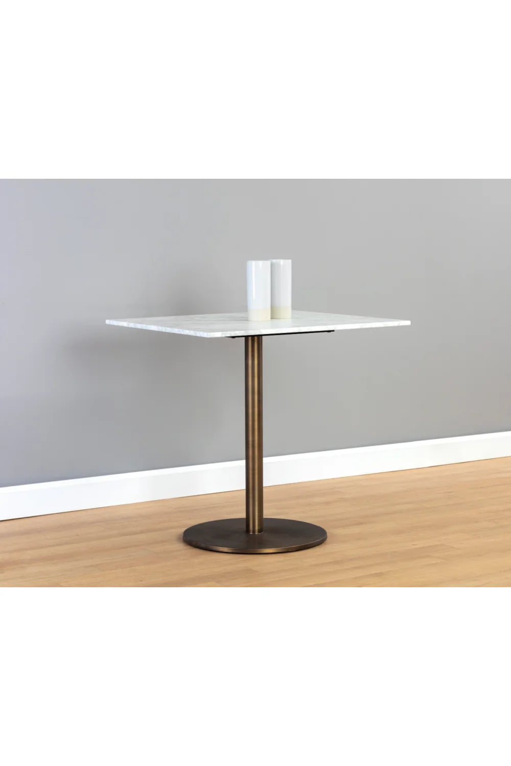 Luxury Square Marble Bistro Table Modern Italian Style for Villa