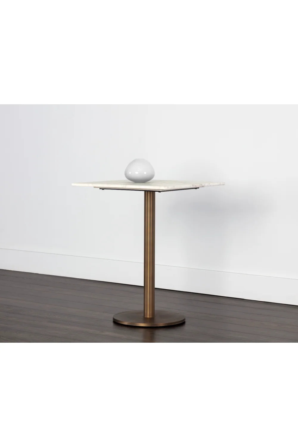 Luxury Square Marble Bistro Table Modern Italian Style for Villa