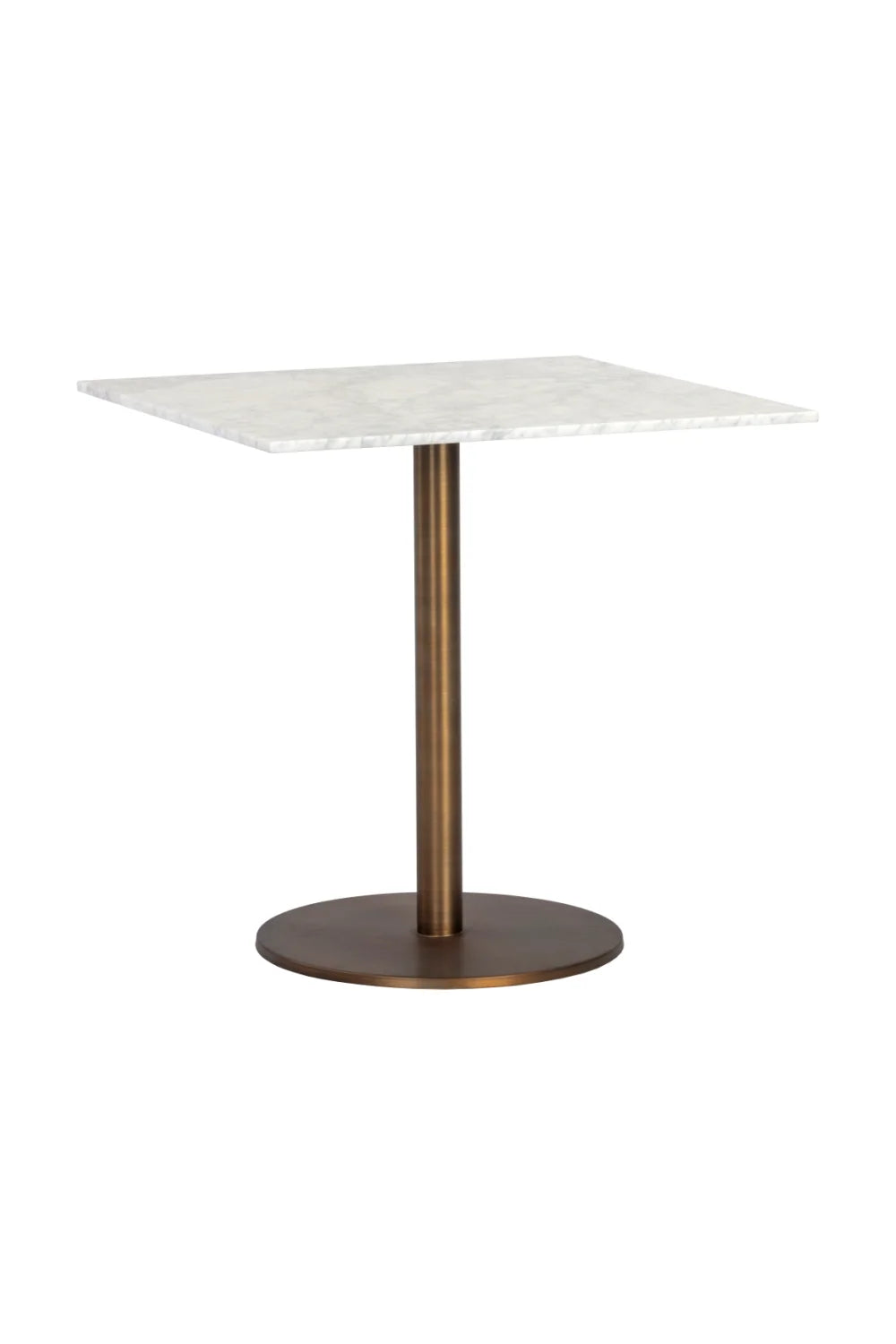 Luxury Square Marble Bistro Table Modern Italian Style for Villa