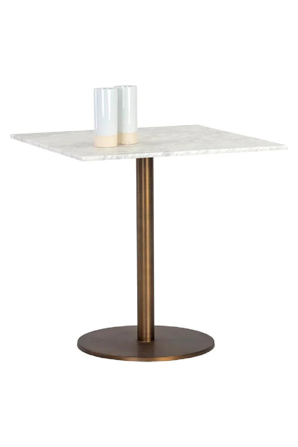 Luxury Square Marble Bistro Table Modern Italian Style for Villa