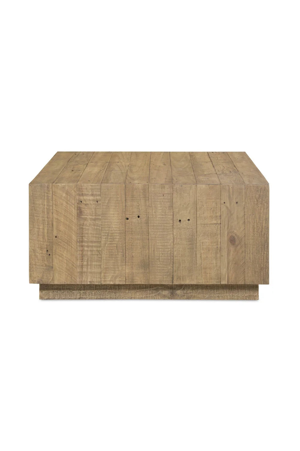 Luxury Square Natural Wood Coffee Table Modern Italian Style for Villa