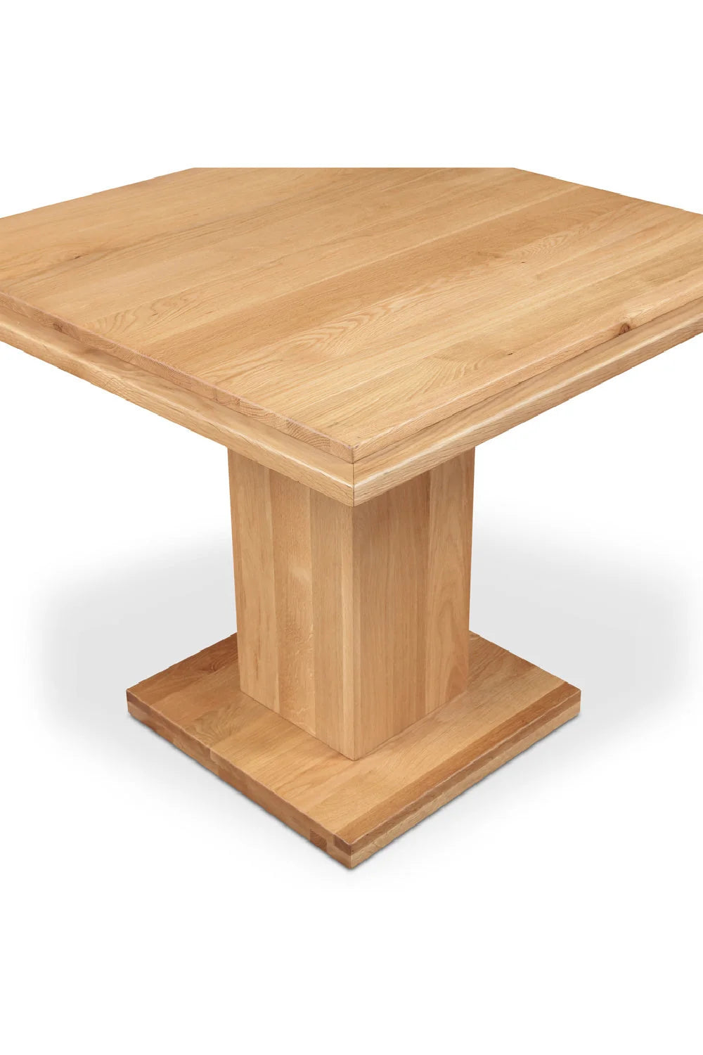 Luxury Square Natural Wood Dining Table Modern Italian Style for Villa