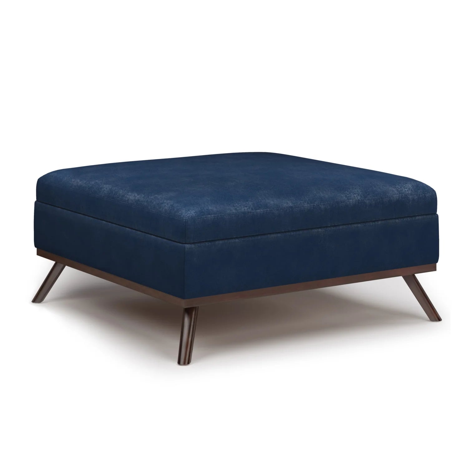 Luxury Square Storage Ottoman Coffee Table Modern Italian Style for Villa