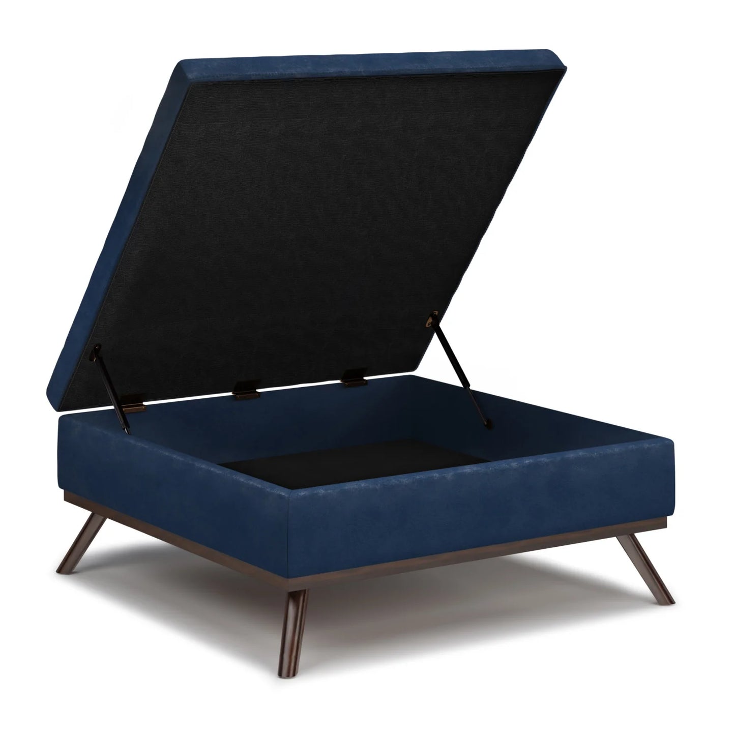 Luxury Square Storage Ottoman Coffee Table Modern Italian Style for Villa