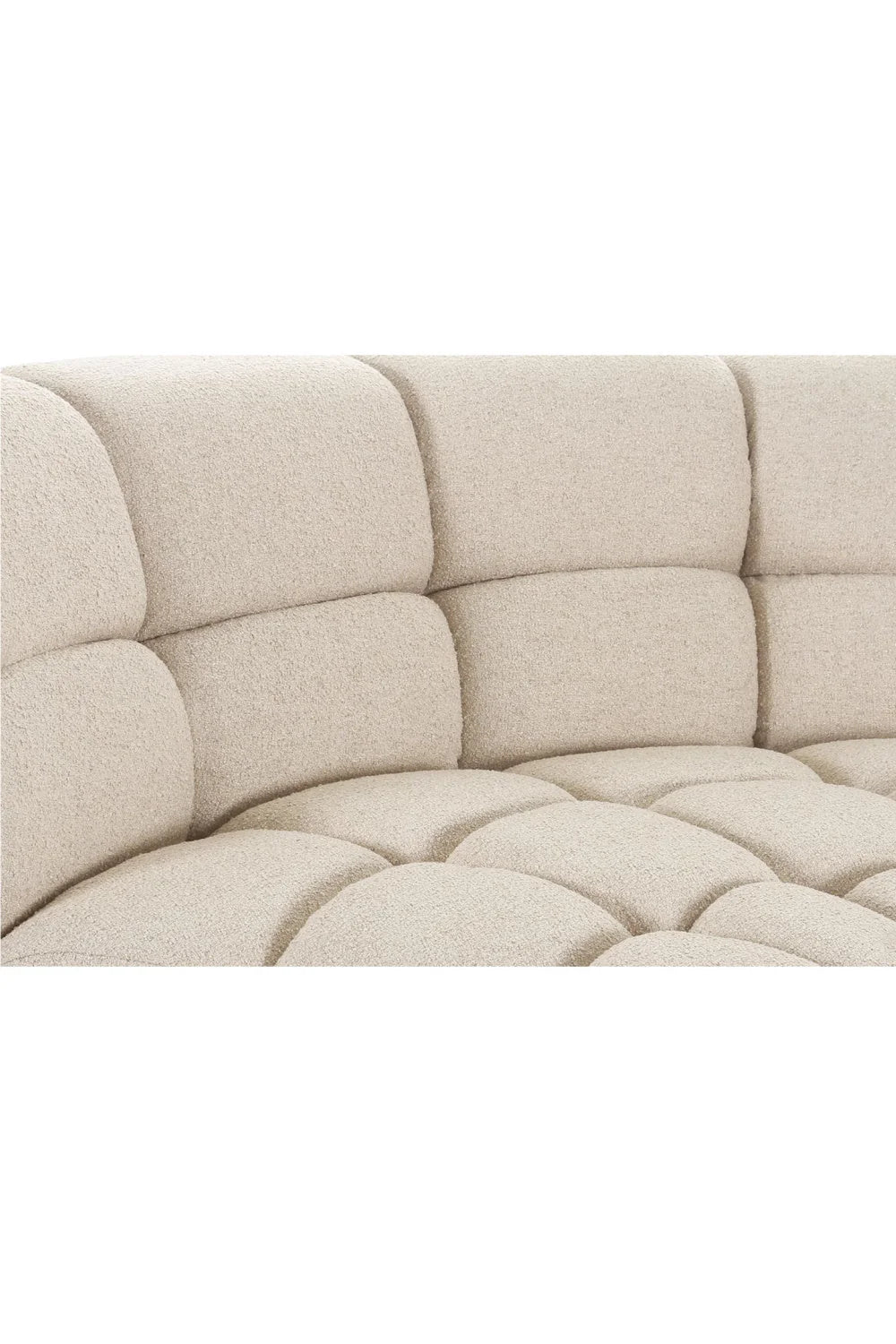 Luxury Square Tufted L-Shaped Sectional Sofa Modern Italian Style for Villa