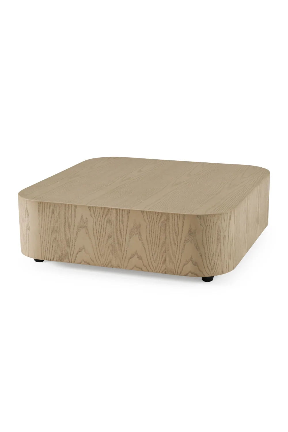 Luxury Square Wood Coffee Table Modern Italian Style for Villa