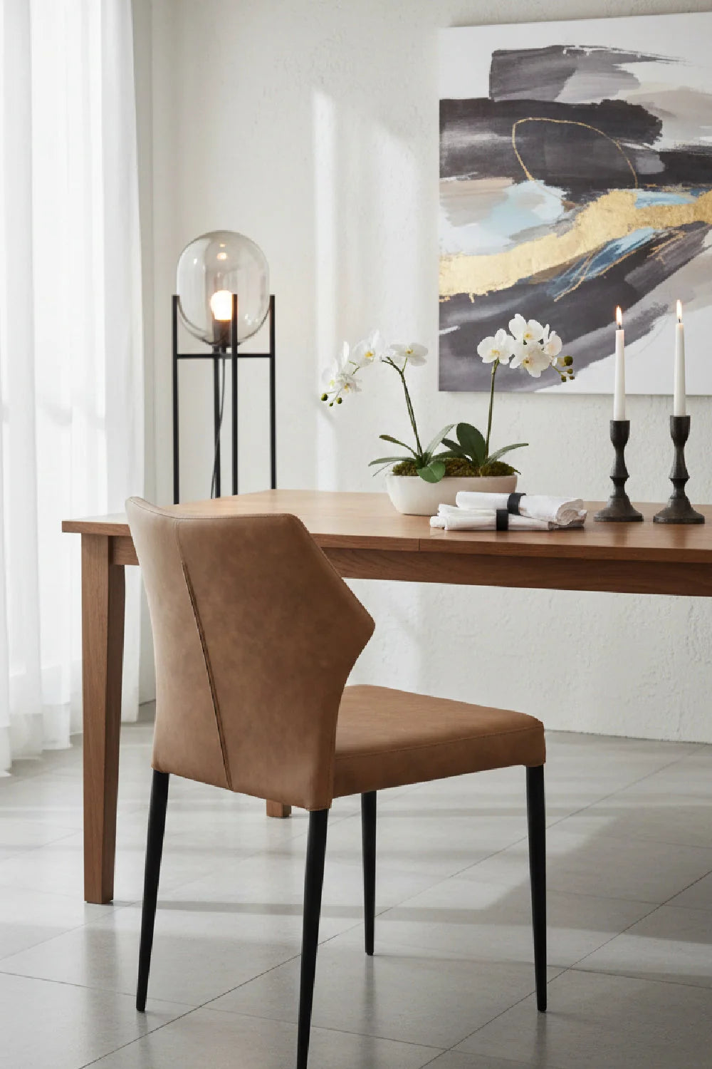 Luxury Stackable Modern Dining Chair European Style for Villa