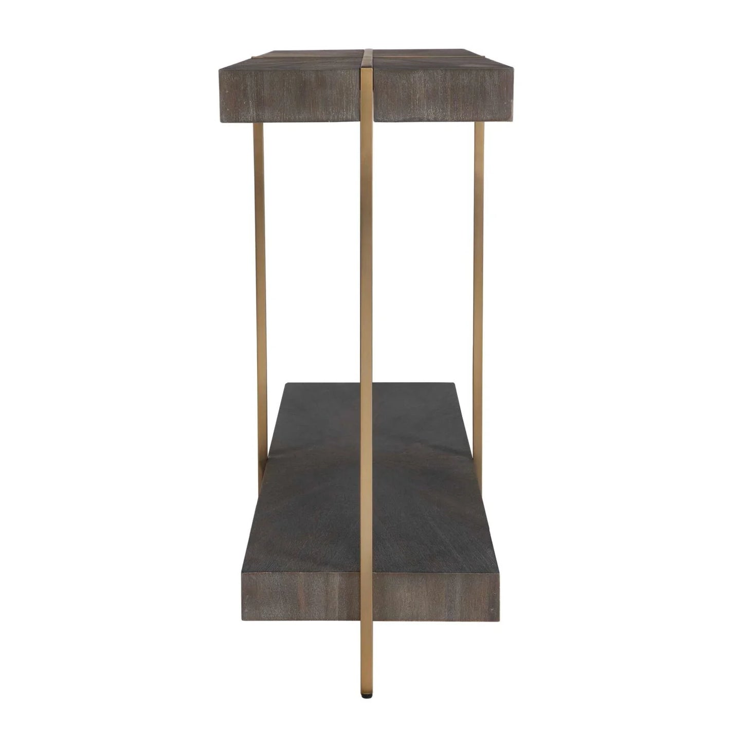 Luxury Starburst Acacia Console Table Modern Italian Style for Villa