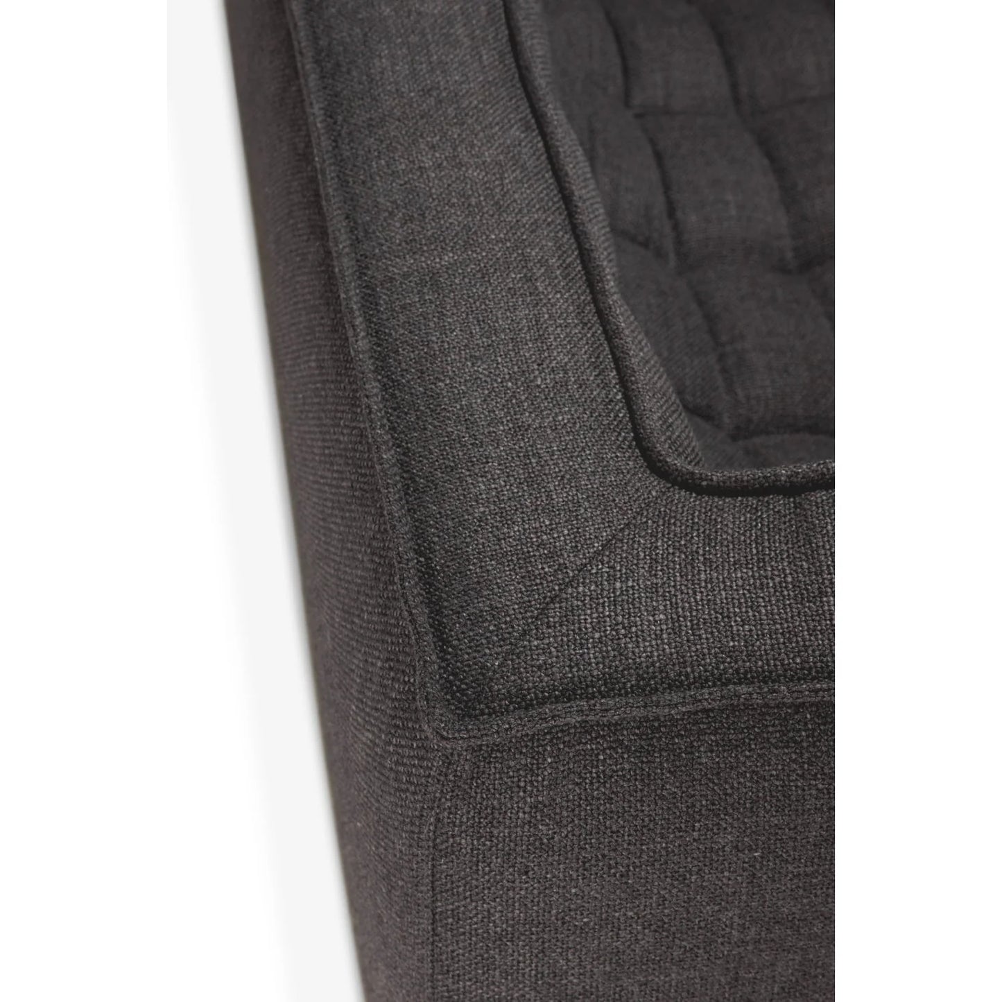 Luxury Stitched Detail 2-Seater Sofa Modern Italian Style for Villa