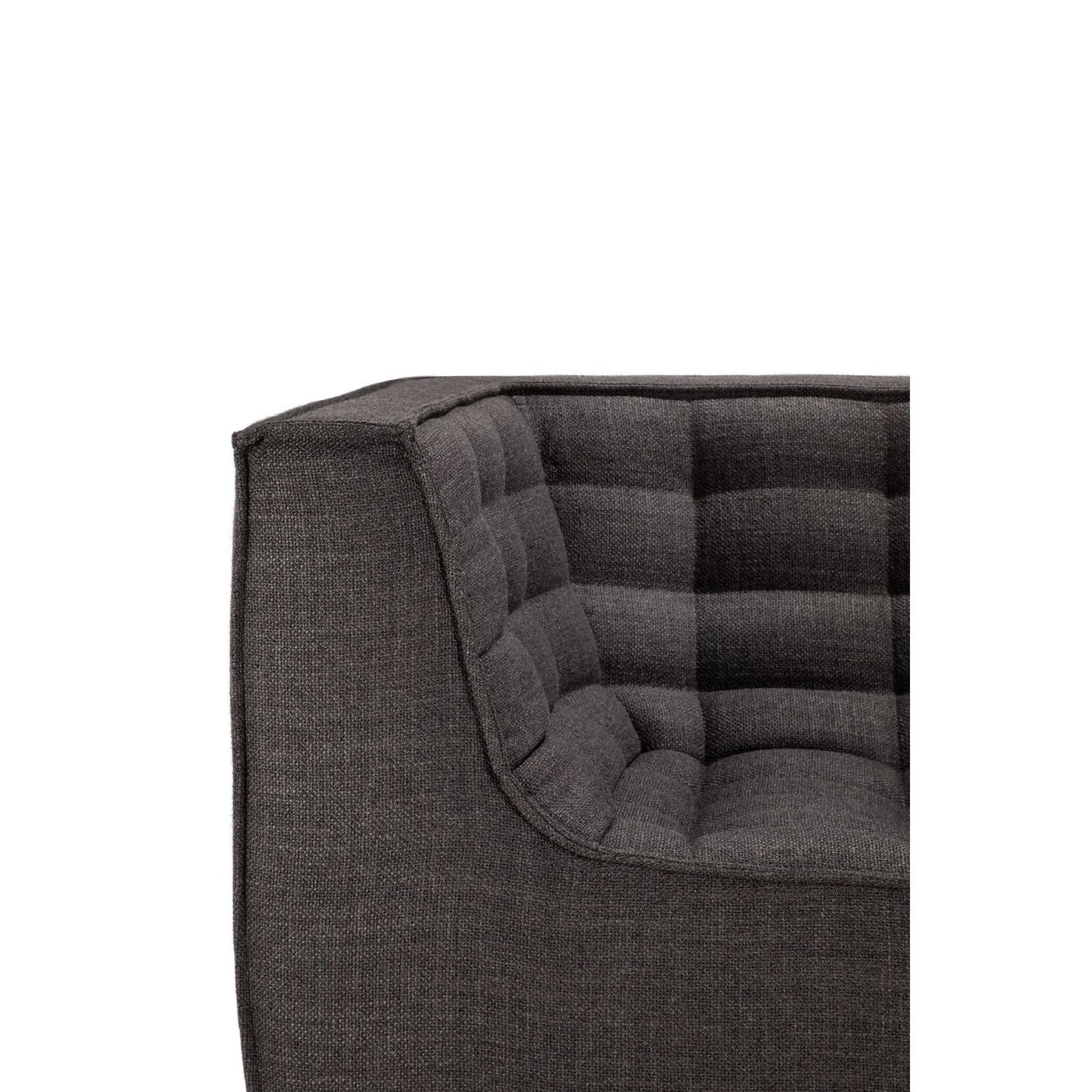Luxury Stitched Detail 2-Seater Sofa Modern Italian Style for Villa