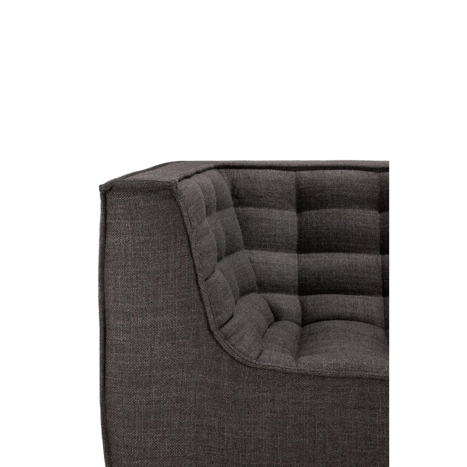 Luxury Stitched Detail 2-Seater Sofa Modern Italian Style for Villa