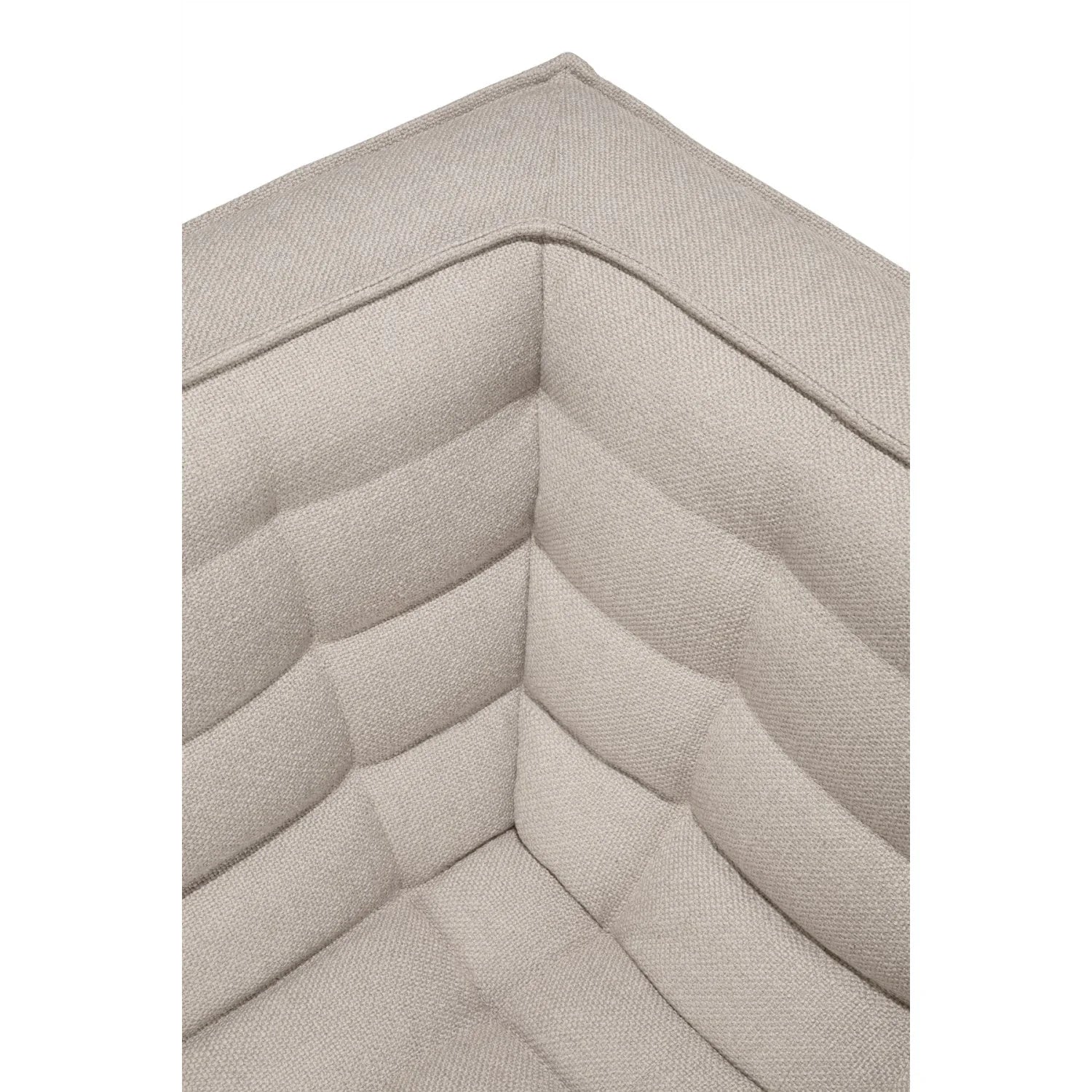 Luxury Stitched Detail 2-Seater Sofa Modern Italian Style for Villa