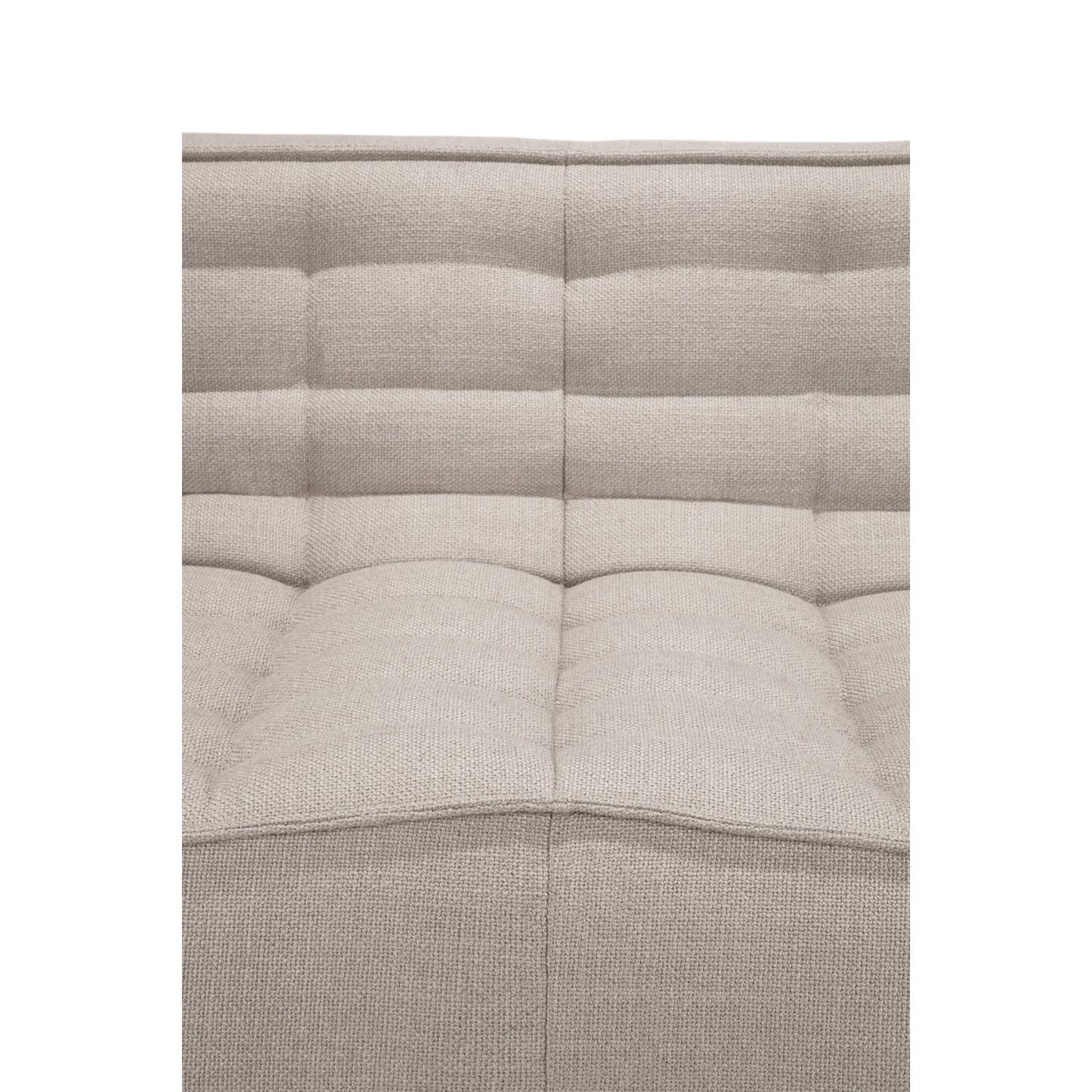 Luxury Stitched Detail 2-Seater Sofa Modern Italian Style for Villa