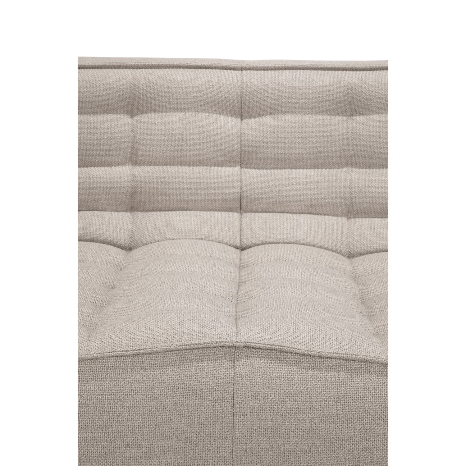Luxury Stitched Detail 2-Seater Sofa Modern Italian Style for Villa