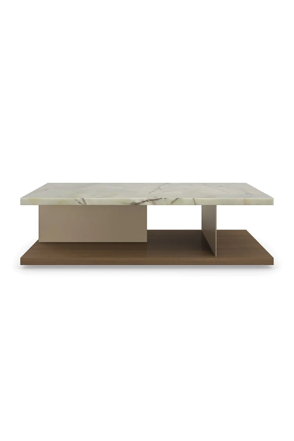 Luxury Stone Top Coffee Table Modern Italian Style for Villa