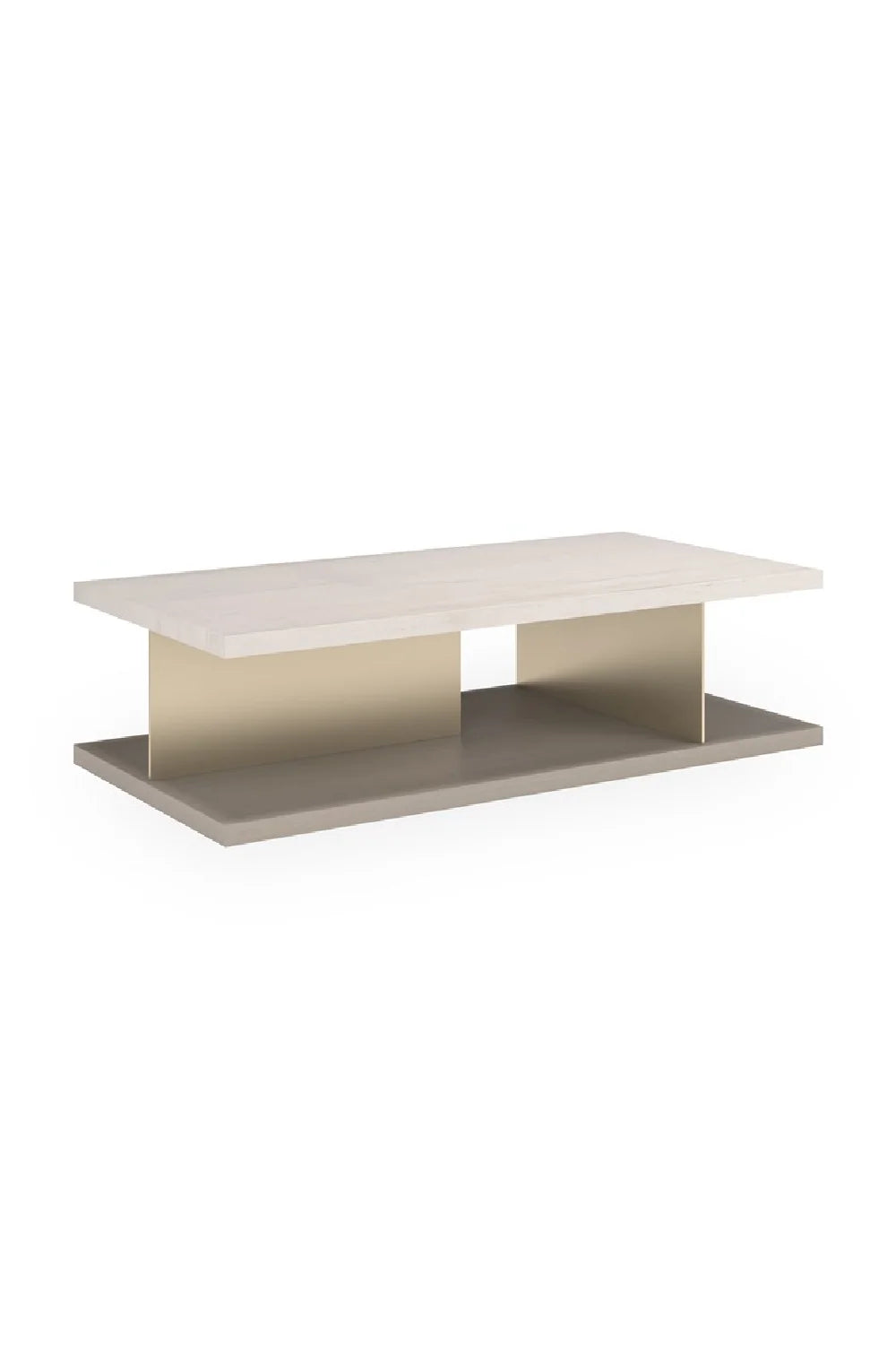 Luxury Stone Top Coffee Table Modern Italian Style for Villa