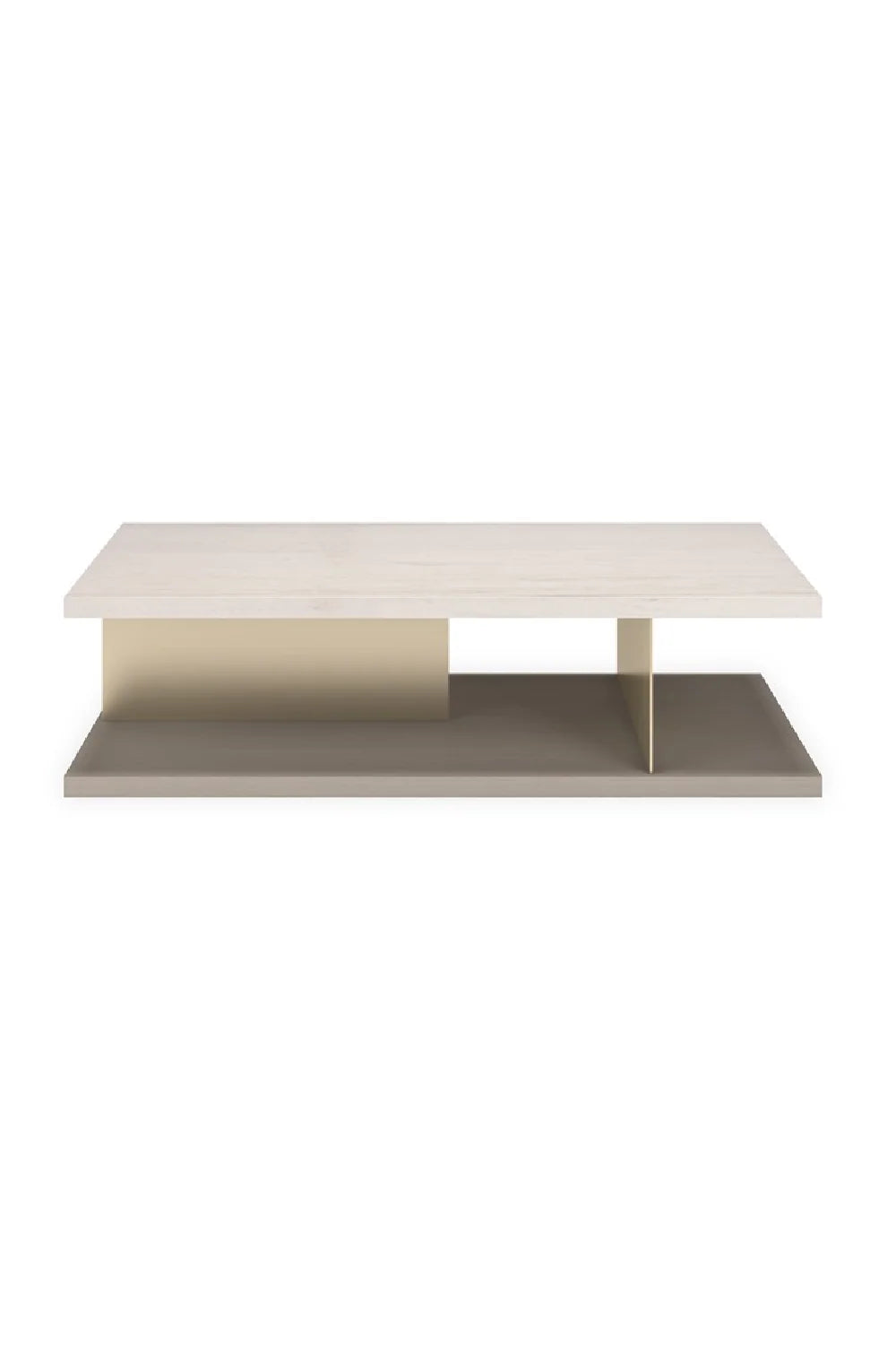 Luxury Stone Top Coffee Table Modern Italian Style for Villa