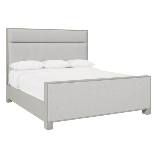 Luxury Stratum Fabric Panel Bed Modern Italian Style for Villa