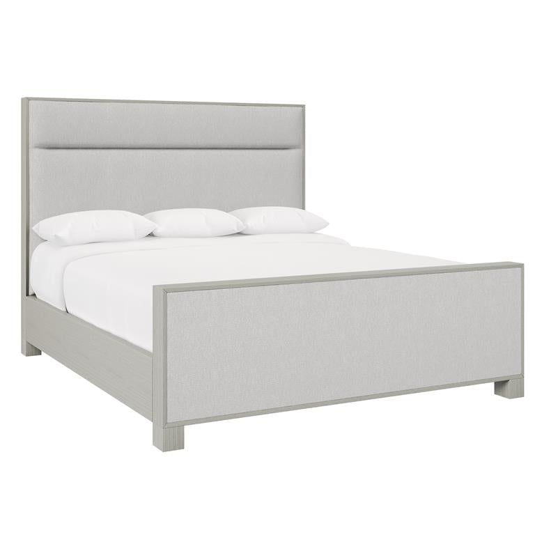 Luxury Stratum Fabric Panel Bed Modern Italian Style for Villa