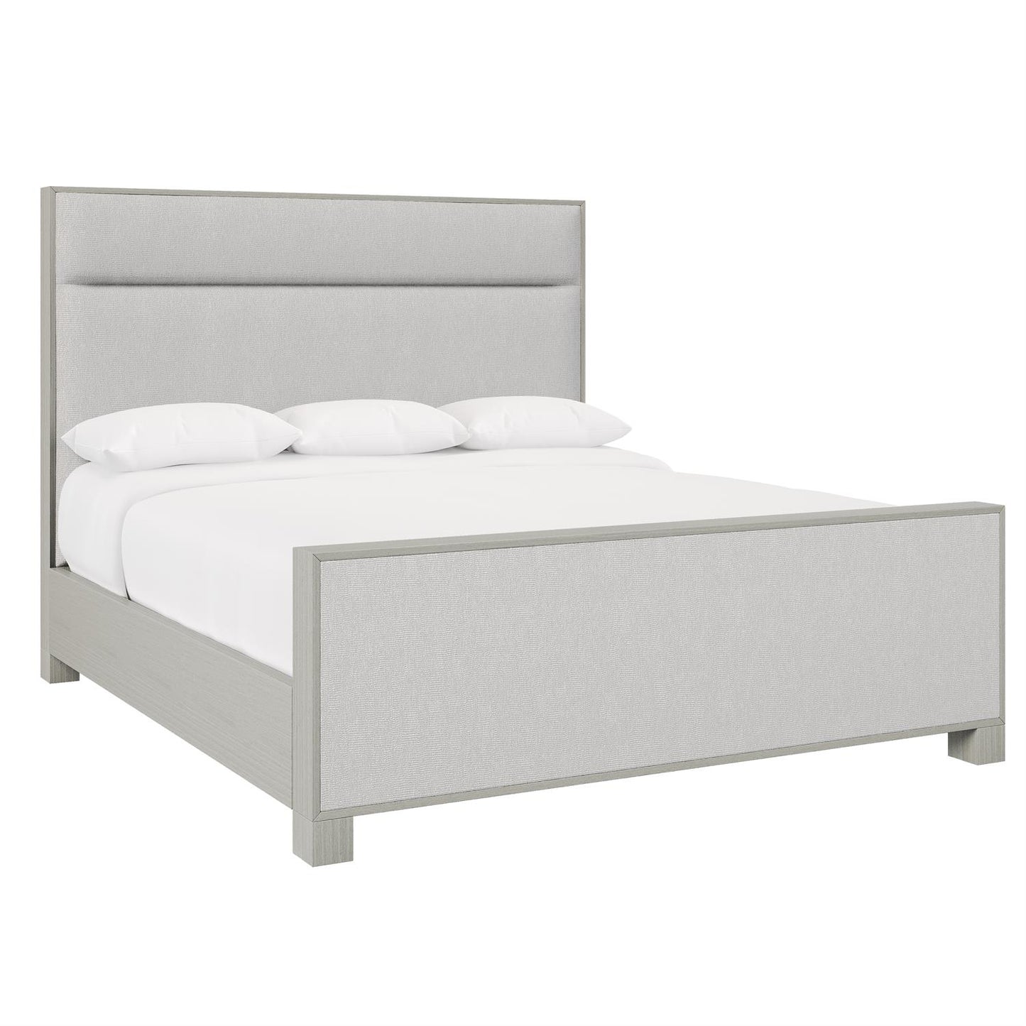 Luxury Stratum Fabric Panel Bed Modern Italian Style for Villa