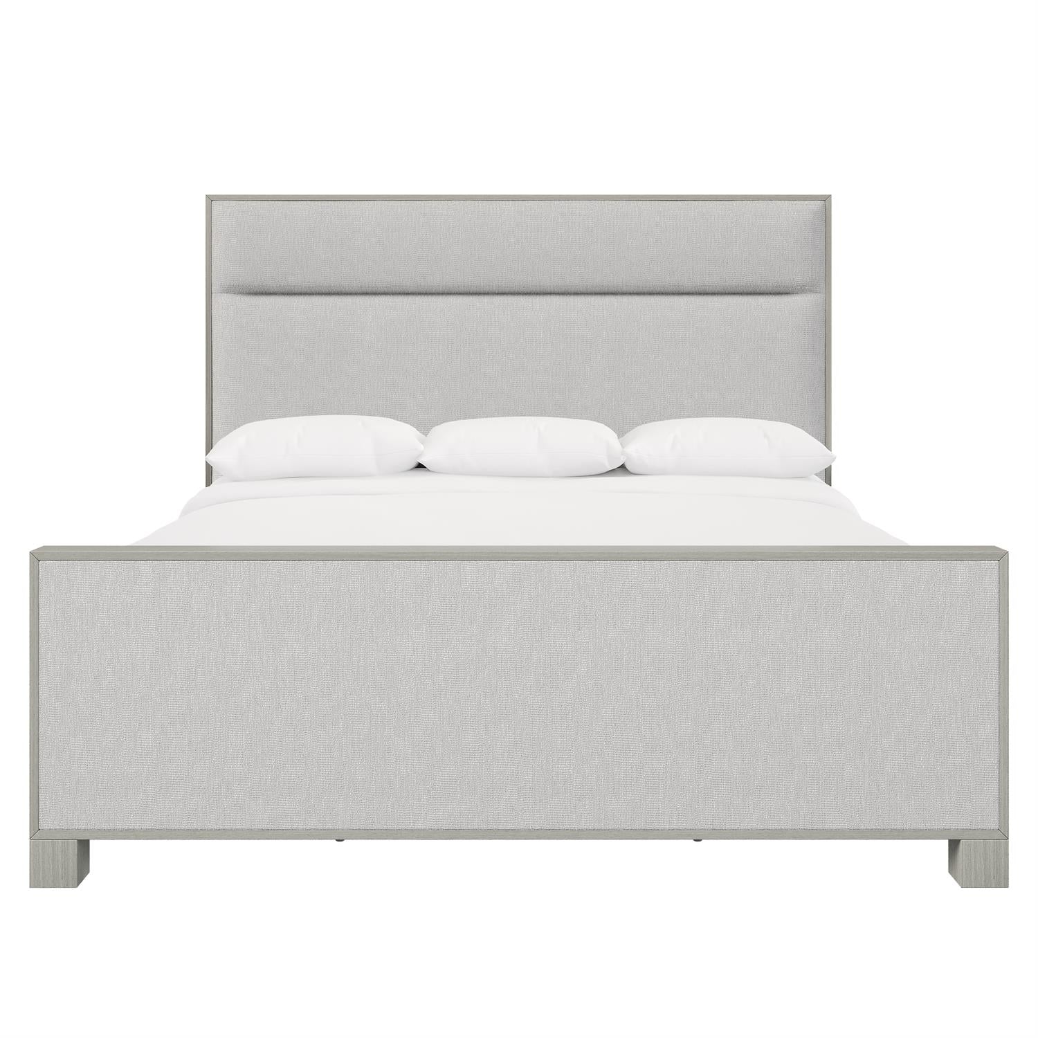 Luxury Stratum Fabric Panel Bed Modern Italian Style for Villa
